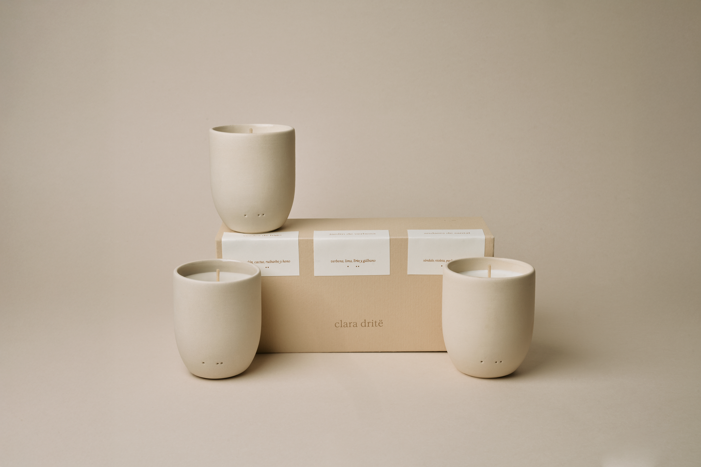 Set de Tres Velas - Elemental